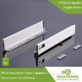 84mm Q-Box Drawer push to open drawer slides